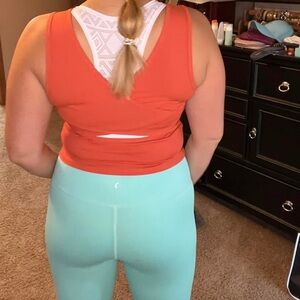 Zyia Turquoise Metallic Plus Light N Tight